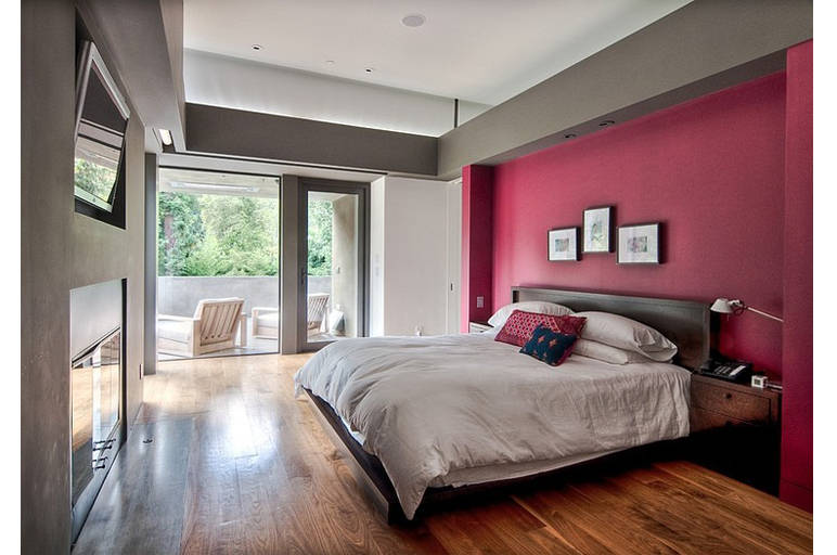 Miegamojo spalvu deriniai